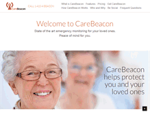 Tablet Screenshot of care-beacon.com